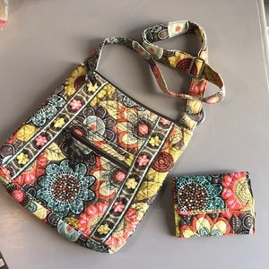 Super cute Vera Bradley bag and wallet!!
